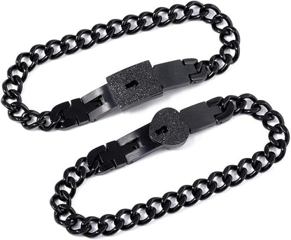 Couples Locking Bracelets