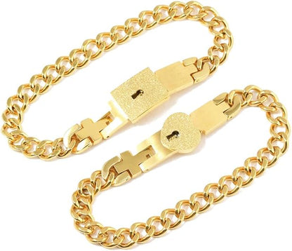 Couples Locking Bracelets