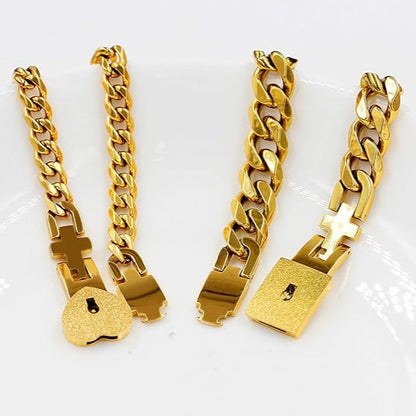 Couples Locking Bracelets