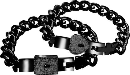 Couples Locking Bracelets